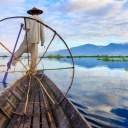 Pêcheurs au lac Inle, Etat de Shan, Birmanie