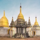 Temple bouddhiste, Pindaya, Birmanie