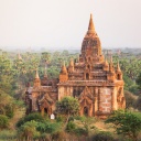 Ancien temple sur le site de Bagan