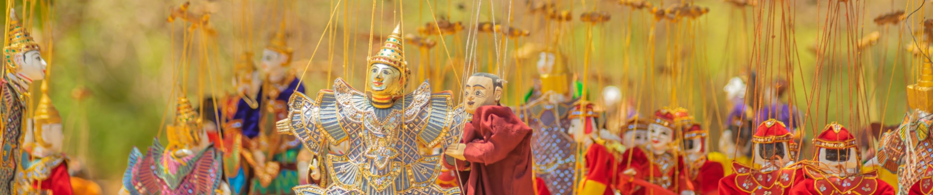 marionettes traditionelles, Bagan, Myanmar