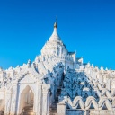 Pagode Hsinbyume, Mingun, Myanmar