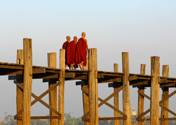 Pont Ubein Amarapura, Myanmar