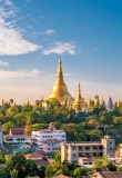 vue sur Yangon, Myanmar