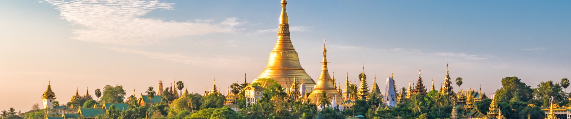 vue sur Yangon, Myanmar