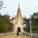 Route vers Ananda, Bagan, Myanmar