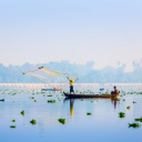 filet de pêche au lac Inle