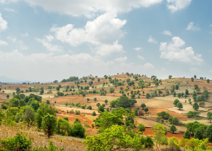 chemin kalaw et lac Inle, Birmanie