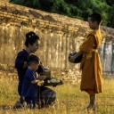 jeune moine, Birmanie