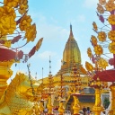 Pagode Shwezigon, Bagan, Myanmar