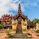 Temple Shwe In Bin, Mandalay, Birmanie