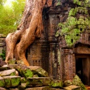 Site d'Angkor Wat au Cambodge