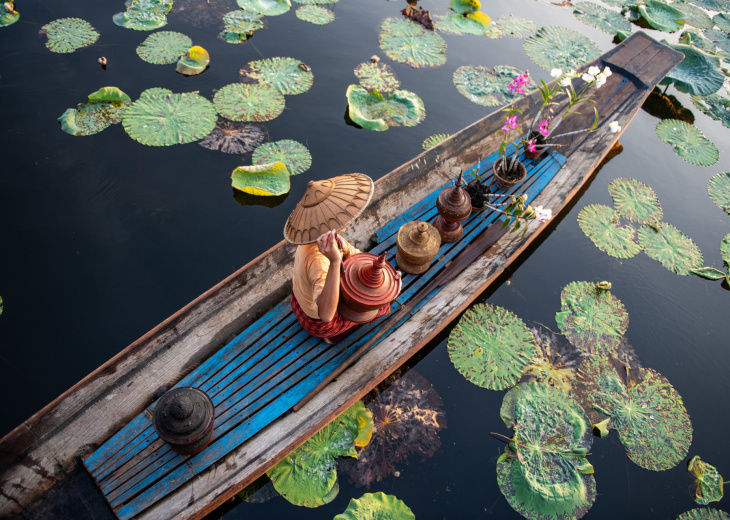 village Dain Khone, Lac Inle