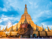 Pagode Shwemawdaw, Bago, Myanmar