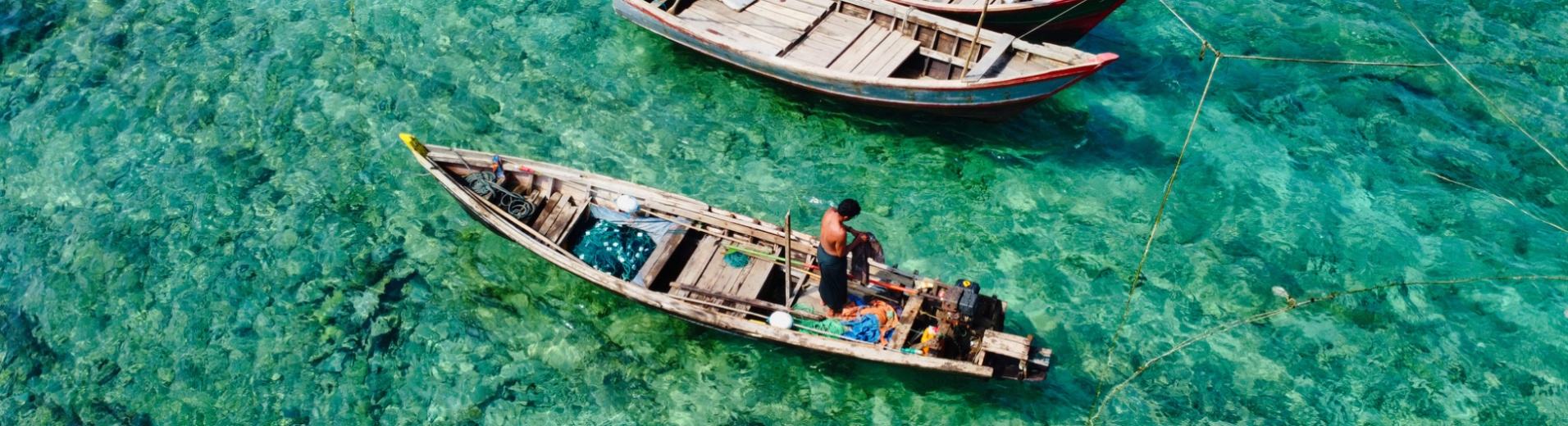 Pêcheurs birmans à Ngwe Saung